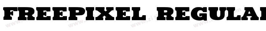 freepixel regular字体转换
